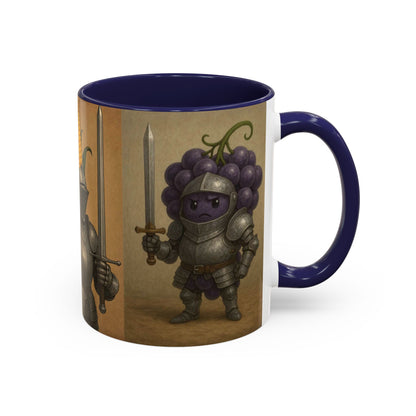 Fruit and Veggie Knights  Accent Coffee Mug (11, 15oz)