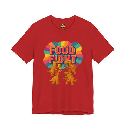 Food fighting nuggets Unisex Short Sleeve Tee