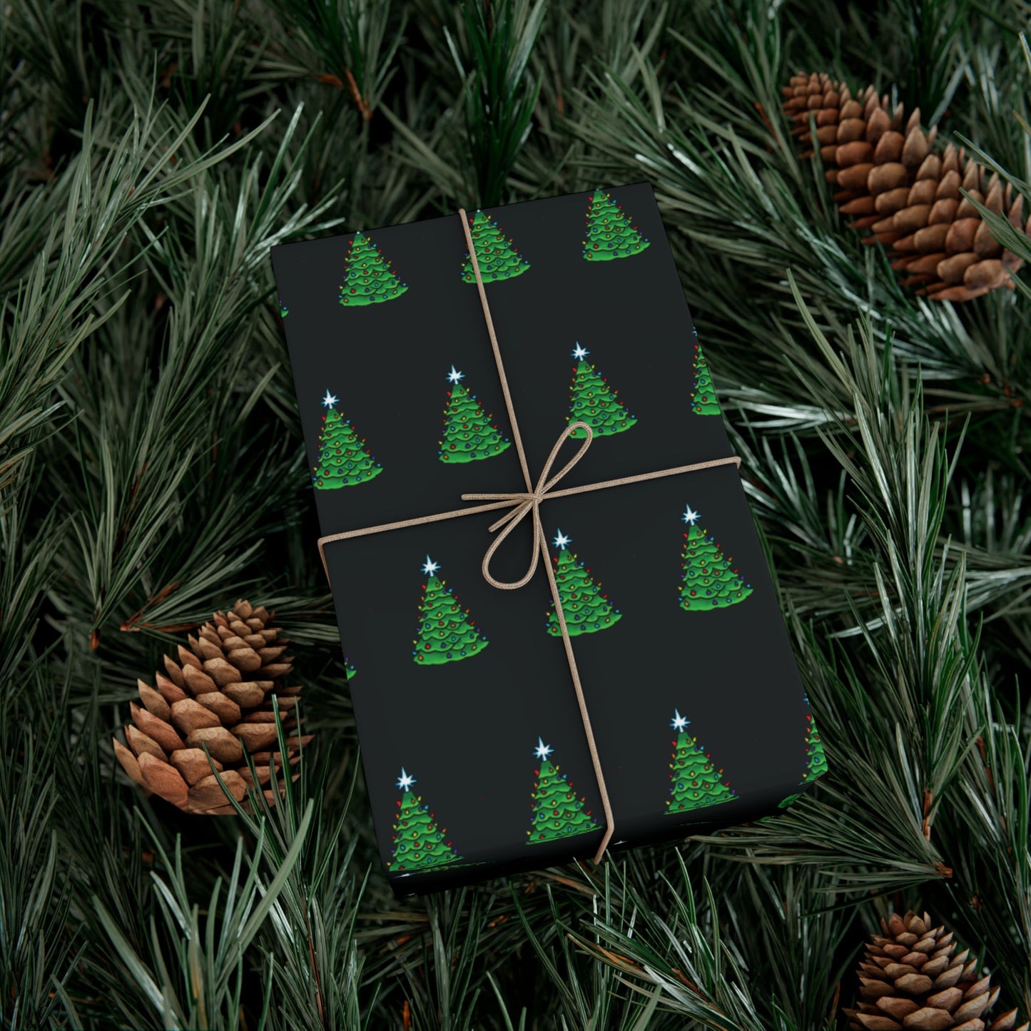 Christmas Tree Gift Wrap Papers