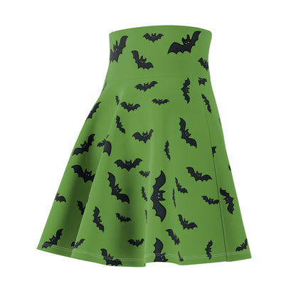 Bats in flight Women's Skater Skirt