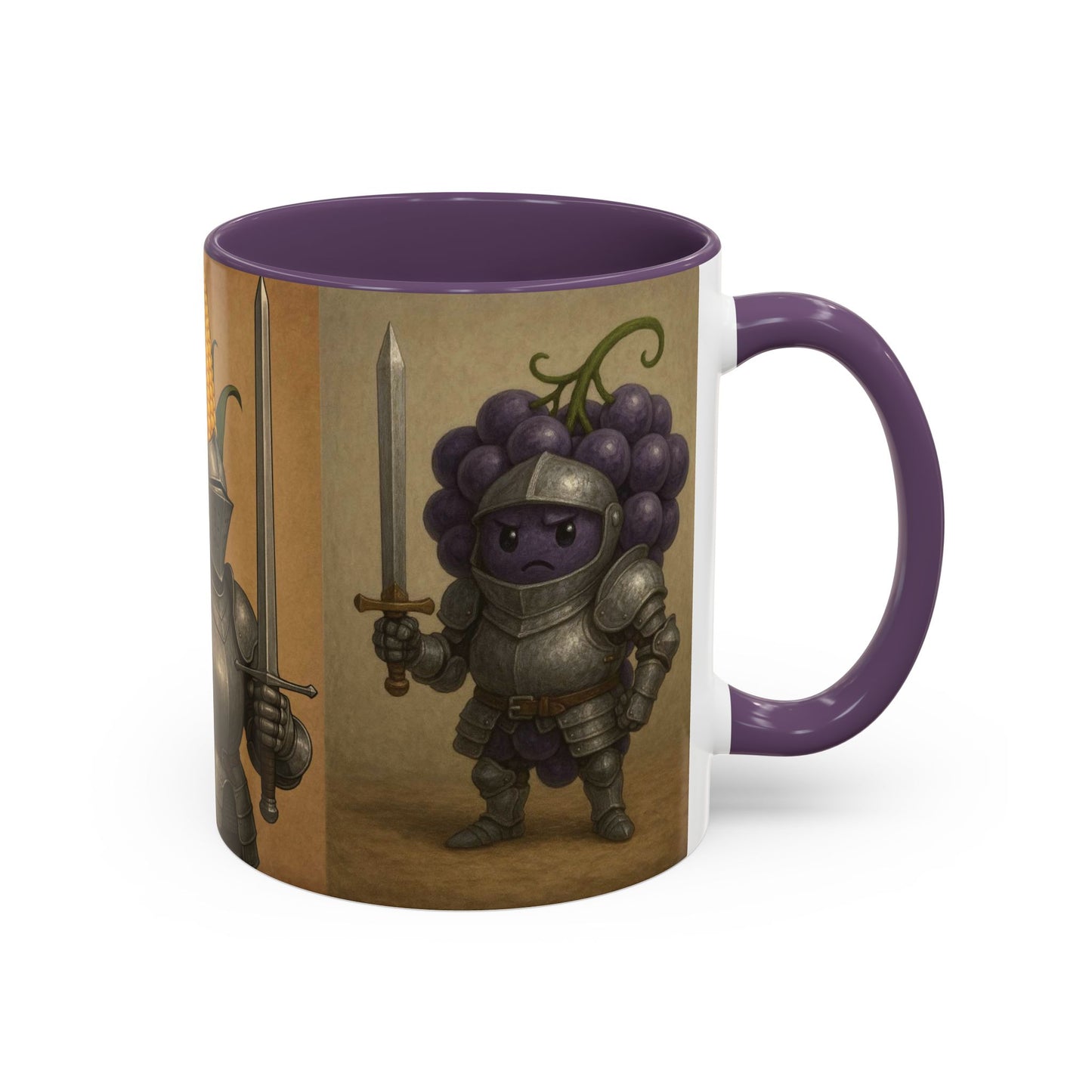 Fruit and Veggie Knights  Accent Coffee Mug (11, 15oz)