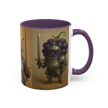 Fruit and Veggie Knights  Accent Coffee Mug (11, 15oz)
