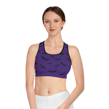 Bats all over Sports Bra