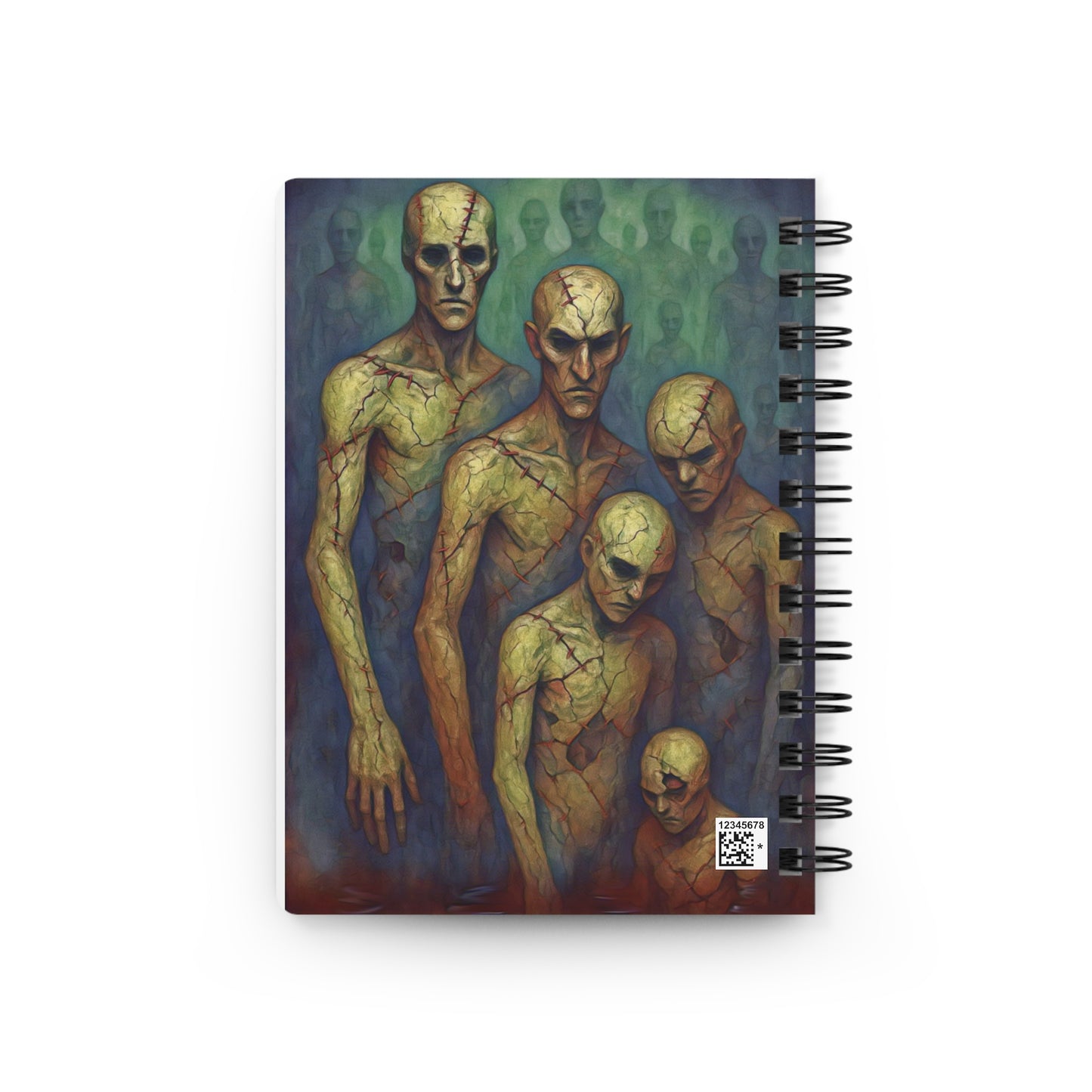 Creepy thoughts Spiral Bound Journal
