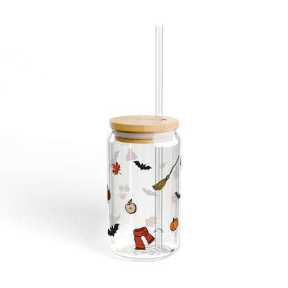 Fall Fun Sipper Glass, 16oz