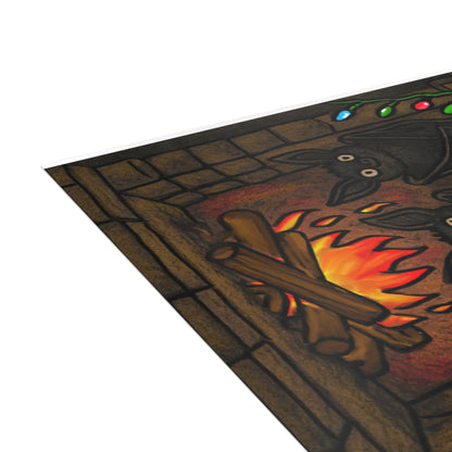 Fireplace bat's Postcard Bundles (envelopes included)