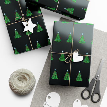Christmas Tree Gift Wrap Papers