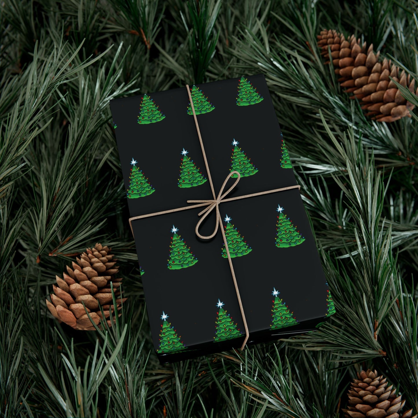 Christmas Tree Gift Wrap Papers