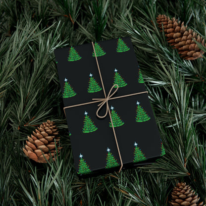 Christmas Tree Gift Wrap Papers