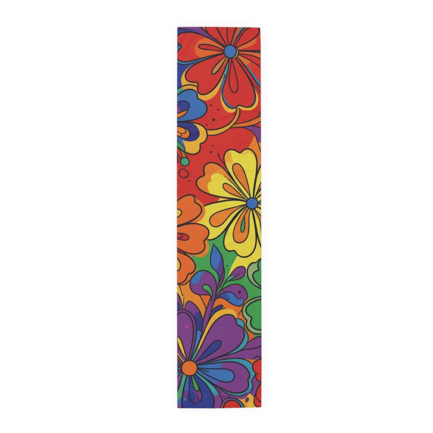 Beautful Flowers Table Runner