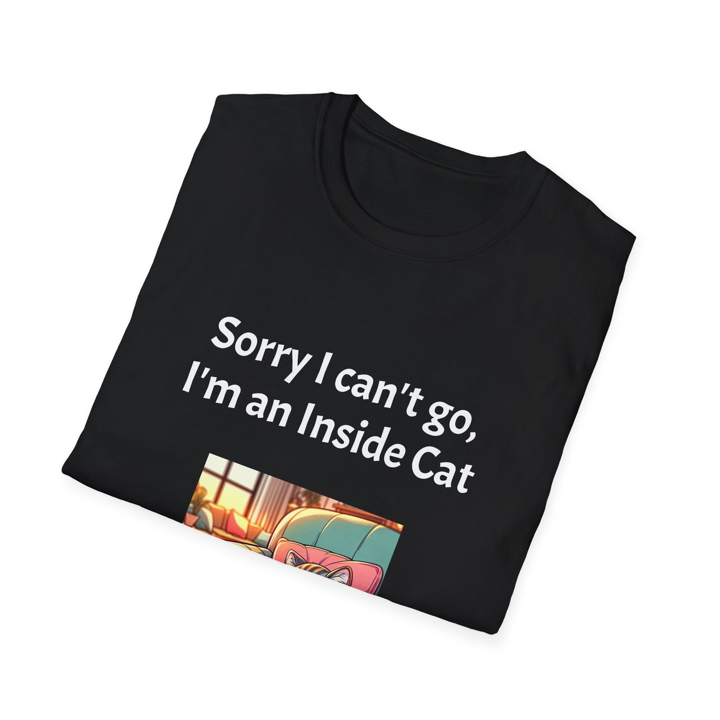 Inside Cat Unisex Softstyle T-Shirt