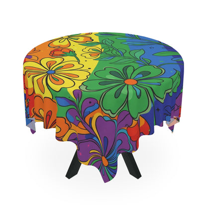 Beautful Flowers Tablecloth