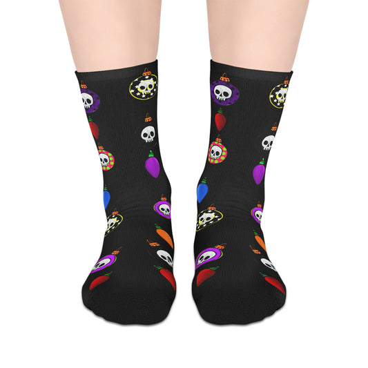 Christmas  Mid-length Socks