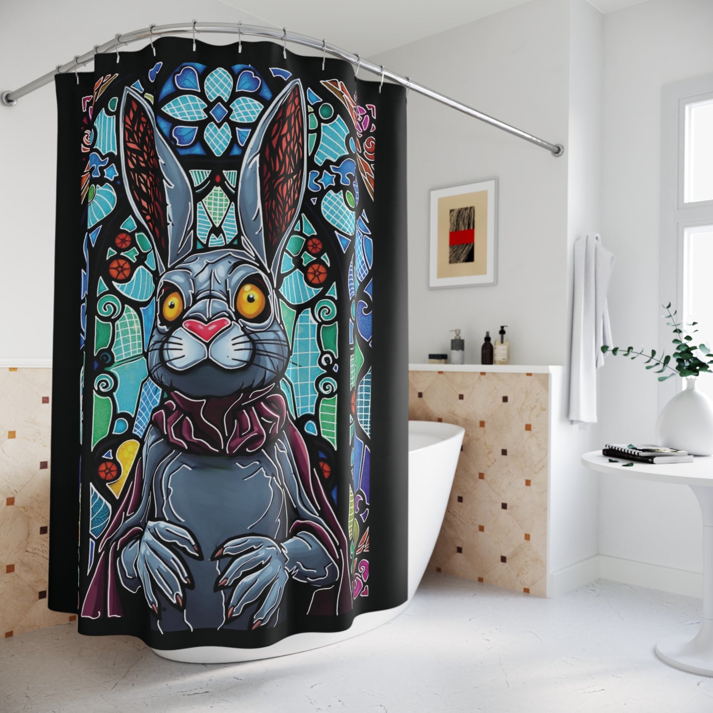Royal bunny Shower Curtain