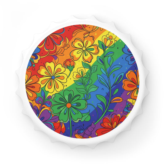 Beautful Flowers Bottle Opener