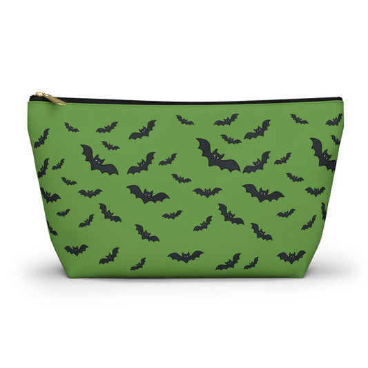 Bats in flight Accessory Pouch w T-bottom