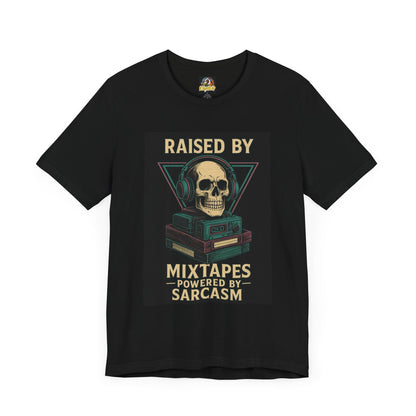 Raised on Mix Tapes Unisex Jersey Short Sleeve Tee