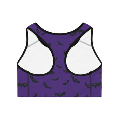 Bats all over Sports Bra