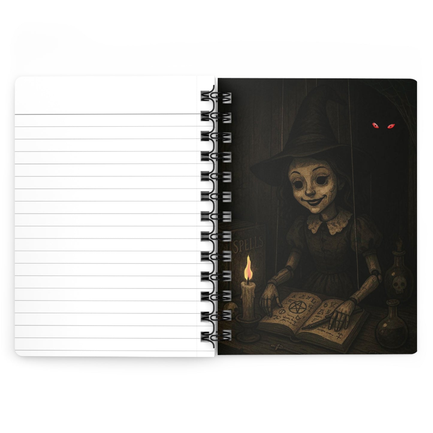 Creepy thoughts Spiral Bound Journal