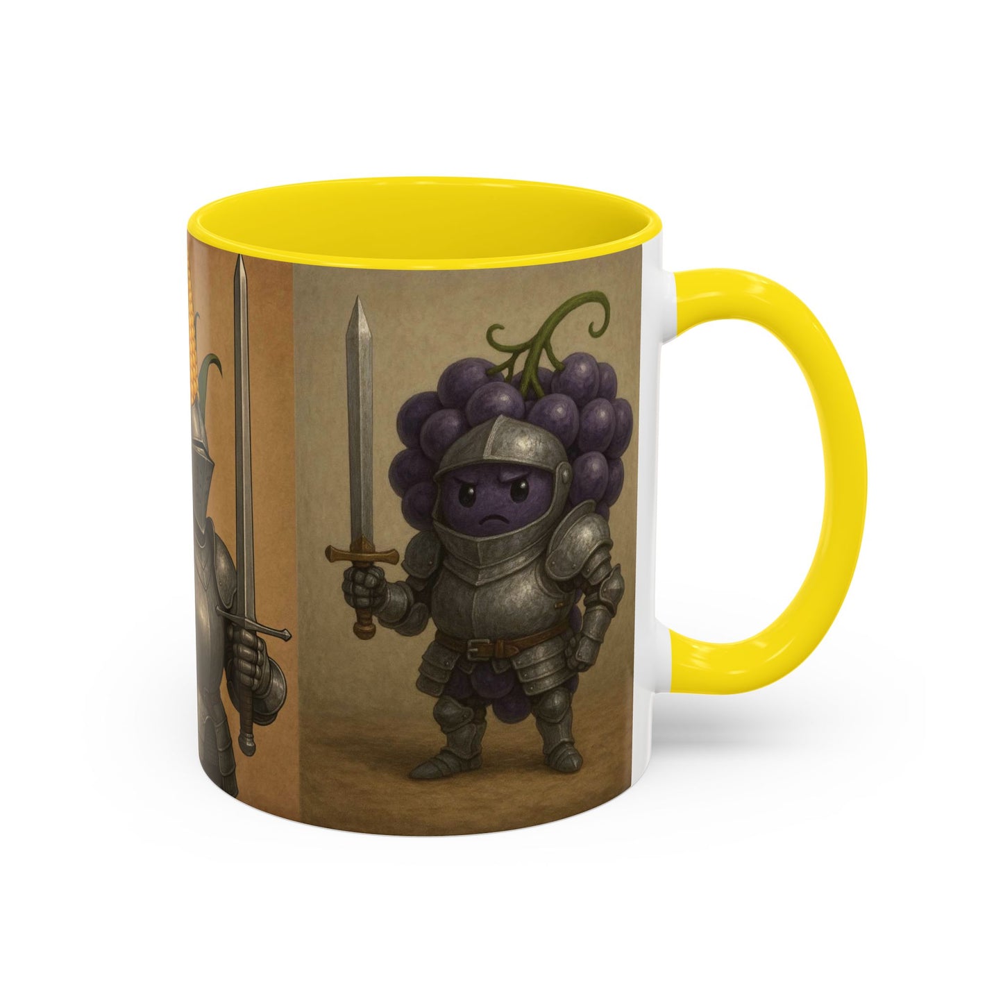 Fruit and Veggie Knights  Accent Coffee Mug (11, 15oz)