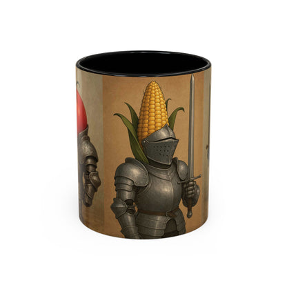 Fruit and Veggie Knights  Accent Coffee Mug (11, 15oz)