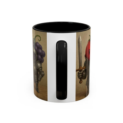 Fruit and Veggie Knights  Accent Coffee Mug (11, 15oz)