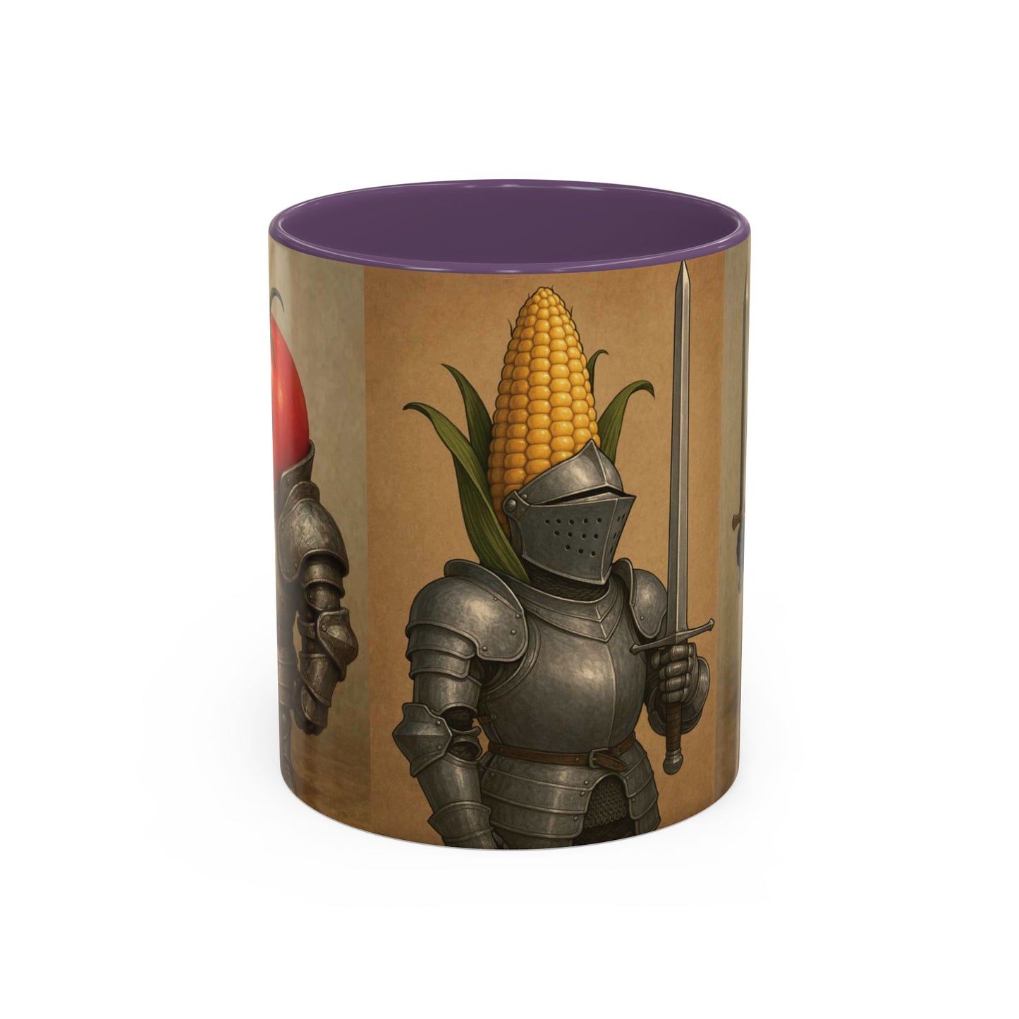 Fruit and Veggie Knights  Accent Coffee Mug (11, 15oz)