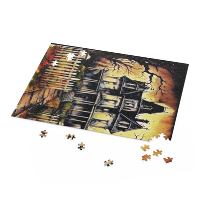 Haunted house puzzle (120, 252, 500-Piece)