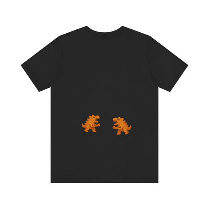 Food fighting nuggets Unisex Short Sleeve Tee